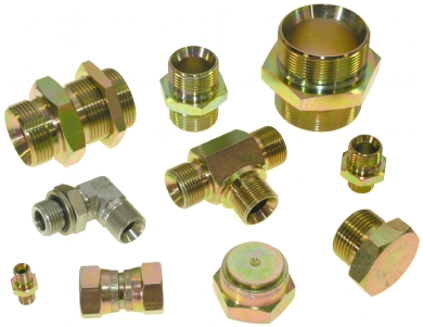 Click to enlarge - Hydraulic Hose adaptors come in shapes, sizes and threads. We stock BSP, JIC, Metric, ORFS, UNF, NPT, NPSM and some JIS in all manner of combinations. Again, we have a separate catalogue for these items that can be sent on request.